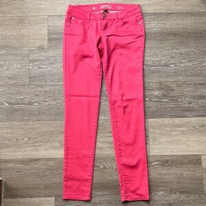 Celebrity Pink Low Rise Skinny Jeans - Pink